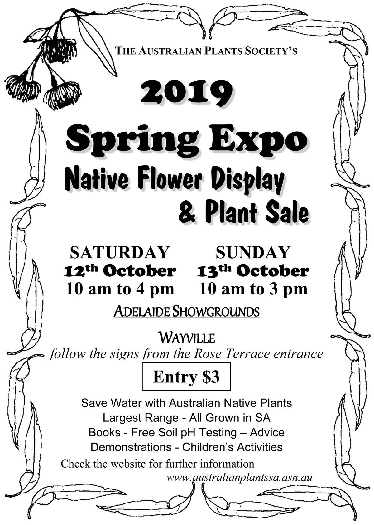 Australian Plant Society Spring Expo