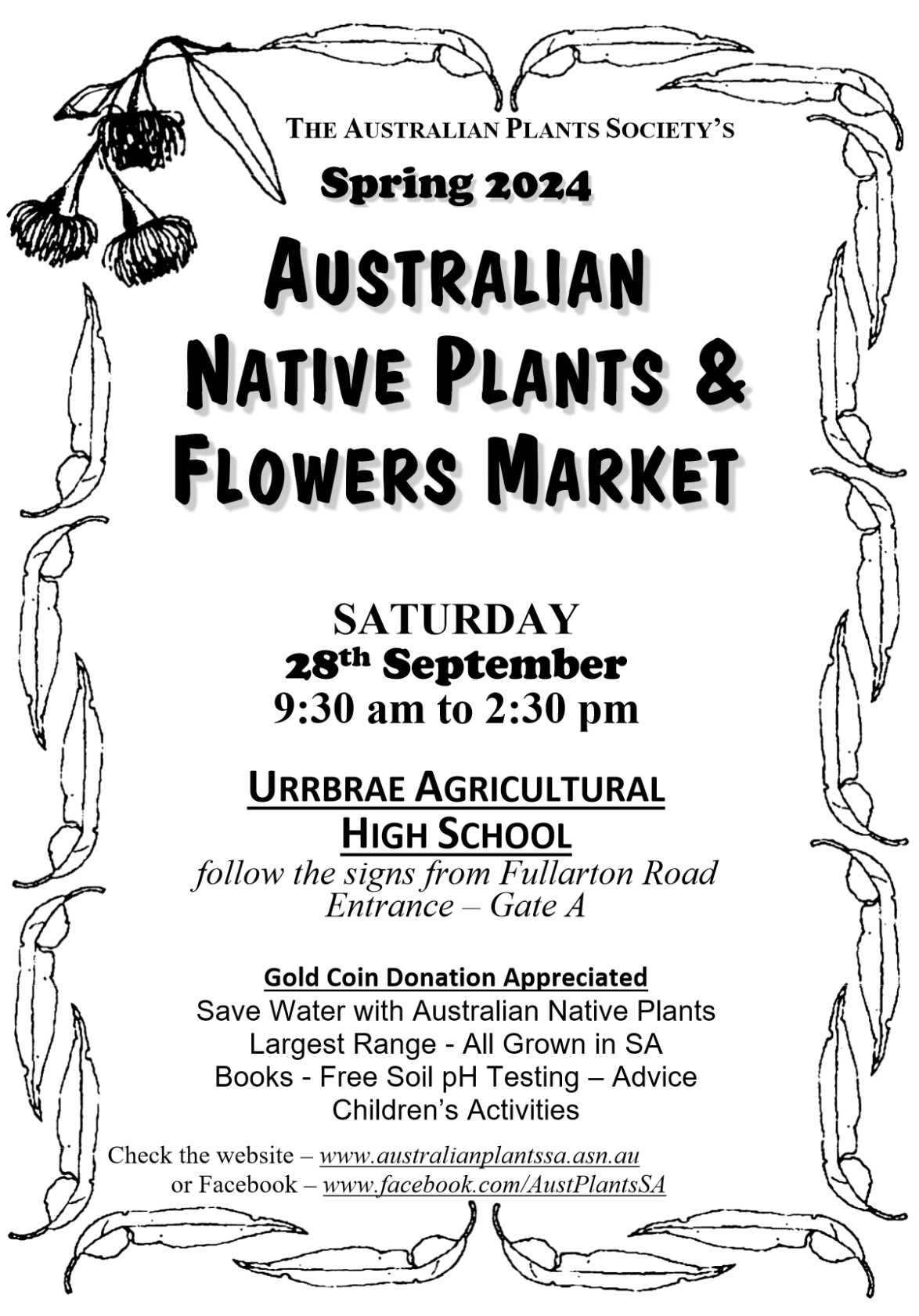 Austalian Plant Society Spring Plant               Sale 2024